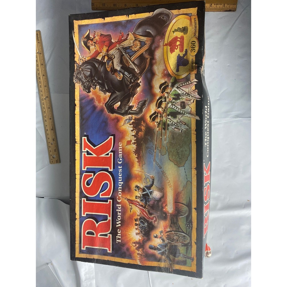RISK The World Conquest Game Board Game 360 Miniatures Strategy‎